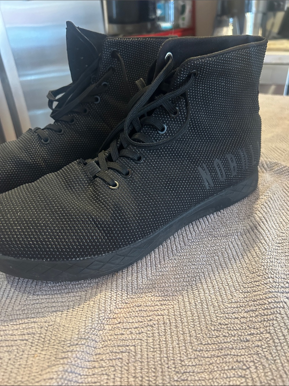 NOBULL Black Textured workout Boots